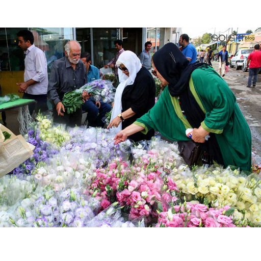 خرید گل از بازار محلاتی